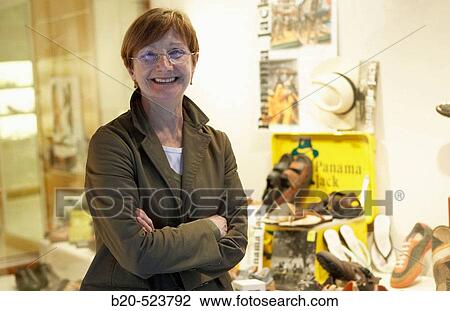 Stock Image - Shoe shop. Elgoibar, Gipuzkoa, Euskadi. Spain.. Fotosearch