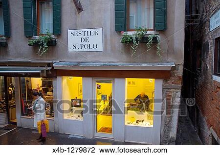Shop exterior San Polo district central Venice the Veneto northern Italy Europe View Large Photo Image Stock Image - Shop exterior San Polo district central Venice the Veneto northern Italy Europe. Fotosearch