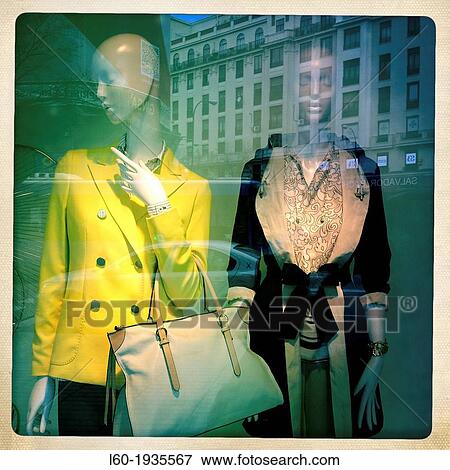 Stock Photo - Shop in Madrid, Spain. Fotosearch