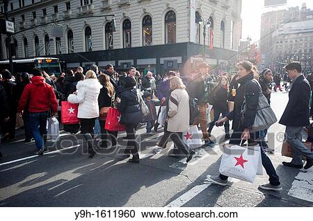 Shoppers in the Herald Square shopping district in New York tow days before Christmas on Friday, December 23, 2011 Many retailers are giving last minute discounts to unload inventory before they REALLY have to discount it, after Christmas View Large Photo Image Stock Image - Shoppers in the Herald Square shopping district in New York tow days before Christmas on Friday, December 23, 2011 Many retailers are giving last minute discounts to unload inventory before they REALLY have to discount it, after Christmas. Fotosearch