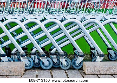 Shopping carts. View Large Photo Image Stock Image - Shopping carts.. Fotosearch