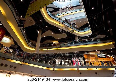 Shopping Center in Singapore. View Large Photo Image Picture - Shopping Center in Singapore.. Fotosearch