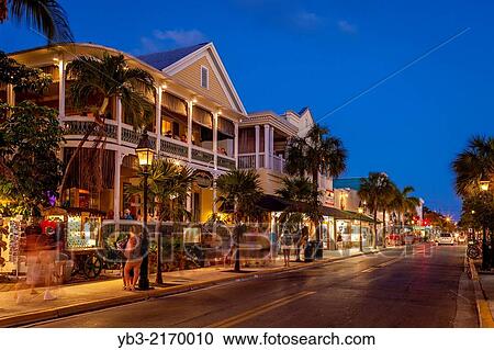 Shops and Restaurants, Duval Street, Key West, Florida, USA. View Large Photo Image Stock Image - Shops and Restaurants, Duval Street, Key West, Florida, USA.. Fotosearch