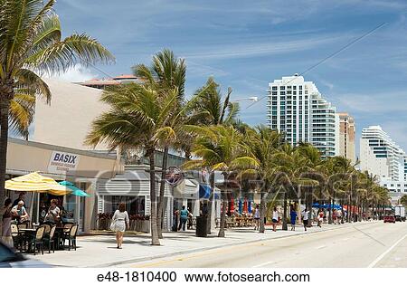 SHOPS SEABREEZE BOULEVARD FORT LAUDERDALE FLORIDA USA View Large Photo Image Stock Image - SHOPS SEABREEZE BOULEVARD FORT LAUDERDALE FLORIDA USA. Fotosearch