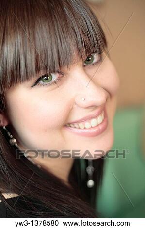 Shot of beautiful teen girl with big eyes View Large Photo Image Stock Image - Shot of beautiful teen girl with big eyes. Fotosearch