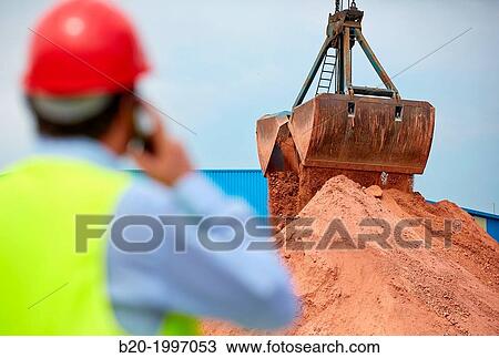 Shovel. Scoop. Bentonite discharge. Pasajes Port, Gipuzkoa, Basque Country, Spain. View Large Photo Image Stock Image - Shovel. Scoop. Bentonite discharge. Pasajes Port, Gipuzkoa, Basque Country, Spain.. Fotosearch