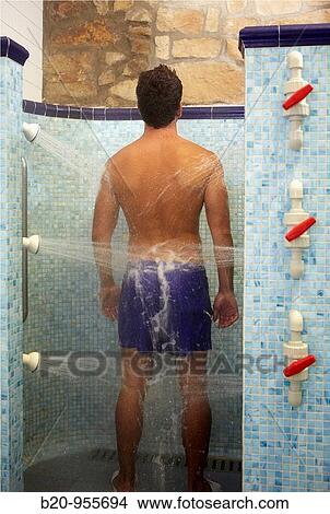 Shower, spa-relais. Lierganes hotel and spa, Cantabria, Spain View Large Photo Image Picture - Shower, spa-relais. Lierganes hotel and spa, Cantabria, Spain. Fotosearch