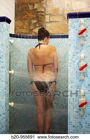 Shower, spa-relais. Lierganes hotel and spa, Cantabria, Spain View Large Photo Image Stock Image - Shower, spa-relais. Lierganes hotel and spa, Cantabria, Spain. Fotosearch