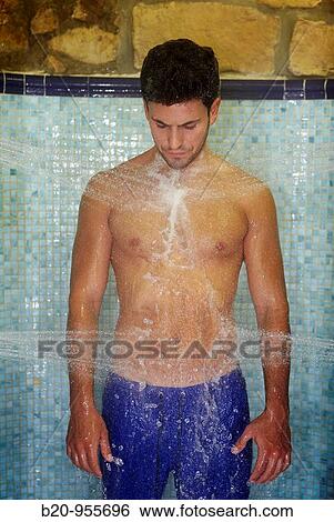 Shower, spa-relais. Lierganes hotel and spa, Cantabria, Spain View Large Photo Image Stock Photograph - Shower, spa-relais. Lierganes hotel and spa, Cantabria, Spain. Fotosearch