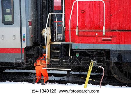 Shunter at the Munich main station View Large Photo Image Stock Photograph - Shunter at the Munich main station. Fotosearch