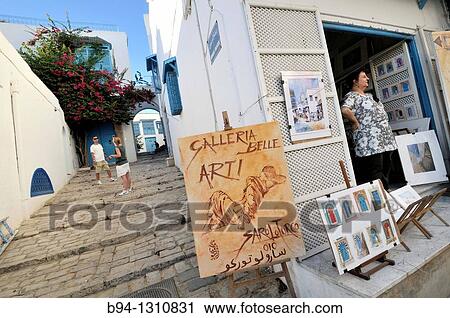 Sidi Bou Said, town in northern of Tunisia. View Large Photo Image Stock Image - Sidi Bou Said, town in northern of Tunisia.. Fotosearch