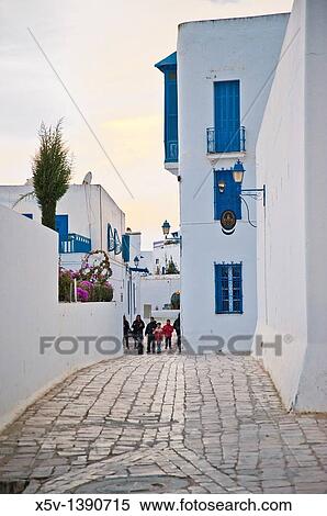 Sidi Bou Said, Tunisia View Large Photo Image Stock Photography - Sidi Bou Said, Tunisia. Fotosearch