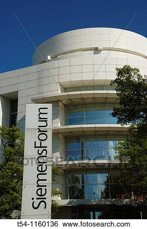 Siemens Forum in Munich View Large Photo Image Stock Photograph - Siemens Forum in Munich. Fotosearch