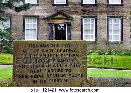 Sign at the Bronte Parsonage Museum Haworth West Yorkshire England View Large Photo Image Stock Image - Sign at the Bronte Parsonage Museum Haworth West Yorkshire England. Fotosearch