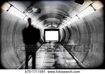 Silhouette in tunnel View Large Photo Image Stock Image - Silhouette in tunnel. Fotosearch