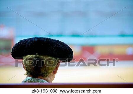 Silhouette of a bullfighter's head wearing the traditional hat or? montera? Spain View Large Photo Image Stock Photo - Silhouette of a bullfighter's head wearing the traditional hat or? montera? Spain. Fotosearch