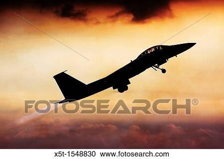 Silhouette of an Israeli Air force F-15I Fighter in flight at sunset View Large Photo Image Stock Image - Silhouette of an Israeli Air force F-15I Fighter in flight at sunset. Fotosearch