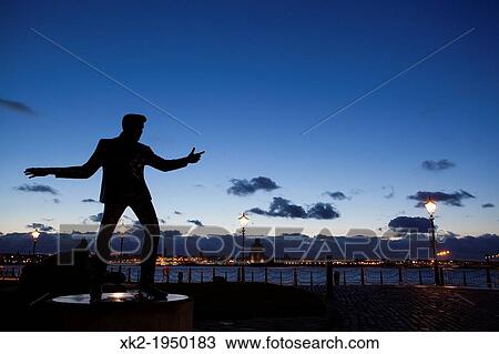 Silhouette of Billy Fury in Albert Dock, Liverpool, UK View Large Photo Image Stock Image - Silhouette of Billy Fury in Albert Dock, Liverpool, UK. Fotosearch