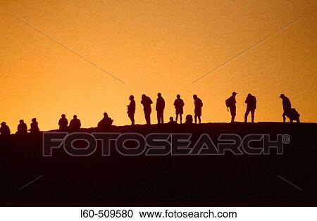 Silhouettes. Erg Chebbi. Morocco. View Large Photo Image Stock Image - Silhouettes. Erg Chebbi. Morocco.. Fotosearch