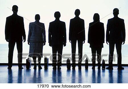 Silhouettes of executives View Large Photo Image Stock Image - Silhouettes of executives. Fotosearch