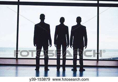 Silhouettes of executives View Large Photo Image Stock Photo - Silhouettes of executives. Fotosearch
