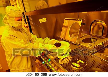 Silicon wafer, Automated Mask alignment system, photolithography processes, cleanroom, Microelectronics and Microsystems Unit, CEIT(Center of Studies and Technical Research), University of Navarra, Donostia, Gipuzkoa, Basque Country, Spain View Large Photo Image Stock Photograph - Silicon wafer, Automated Mask alignment system, photolithography processes, cleanroom, Microelectronics and Microsystems Unit, CEIT(Center of Studies and Technical Research), University of Navarra, Donostia, Gipuzkoa, Basque Country, Spain. Fotosearch