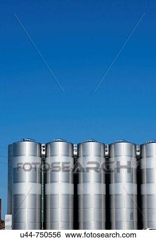 Stock Photograph - Silos. Fotosearch