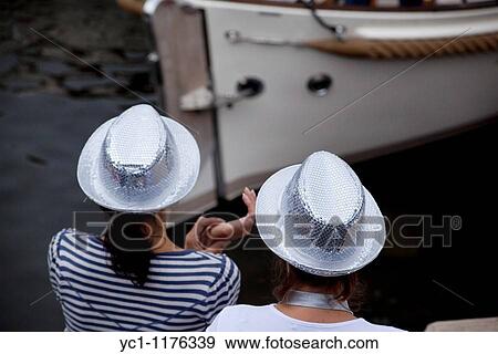 silver hats on the Canal Parade during Gay Pride Amsterdam 2010 View Large Photo Image Stock Photo - silver hats on the Canal Parade during Gay Pride Amsterdam 2010. Fotosearch