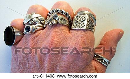 Silver Rings View Large Photo Image Stock Photo - Silver Rings. Fotosearch