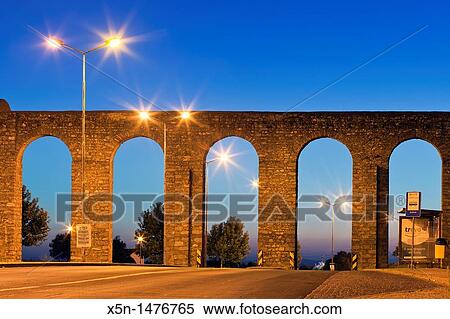 Silver Water Aqueduct, Evora, Portugal, Europe View Large Photo Image Stock Photography - Silver Water Aqueduct, Evora, Portugal, Europe. Fotosearch