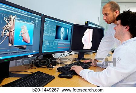 Simulation of 3D ultrasound, Health and Biomedical applications, Vicomtech-IK4 Visual Interaction and Communication Technologies Centre View Large Photo Image Stock Photo - Simulation of 3D ultrasound, Health and Biomedical applications, Vicomtech-IK4 Visual Interaction and Communication Technologies Centre. Fotosearch