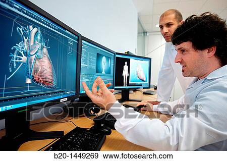 Simulation of 3D ultrasound, Health and Biomedical applications, Vicomtech-IK4 Visual Interaction and Communication Technologies Centre View Large Photo Image Stock Photo - Simulation of 3D ultrasound, Health and Biomedical applications, Vicomtech-IK4 Visual Interaction and Communication Technologies Centre. Fotosearch