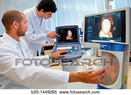 Stock Photography - Simulation of 3D ultrasound, Health and Biomedical applications, Vicomtech-IK4 Visual Interaction and Communication Technologies Centre. Fotosearch