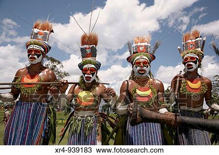Sing-sing tribal gathering, Mount Hagen, Western Highlands Province, Papua New Guinea View Large Photo Image Stock Image - Sing-sing tribal gathering, Mount Hagen, Western Highlands Province, Papua New Guinea. Fotosearch