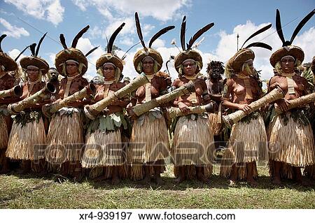 Sing-sing tribal gathering, Mount Hagen, Western Highlands Province, Papua New Guinea View Large Photo Image Stock Photo - Sing-sing tribal gathering, Mount Hagen, Western Highlands Province, Papua New Guinea. Fotosearch