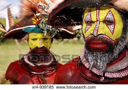 Sing-sing tribal gathering, Mount Hagen, Western Highlands Province, Papua New Guinea View Large Photo Image Stock Photography - Sing-sing tribal gathering, Mount Hagen, Western Highlands Province, Papua New Guinea. Fotosearch