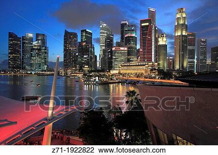 Singapore, Central Business District, skyline, View Large Photo Image Stock Image - Singapore, Central Business District, skyline,. Fotosearch