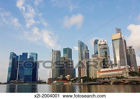 Singapore skyline. View Large Photo Image Stock Image - Singapore skyline.. Fotosearch