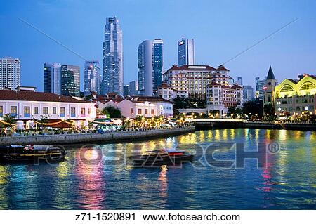 Singapore skyline View Large Photo Image Stock Image - Singapore skyline. Fotosearch