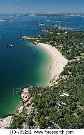 Singing Beach, Manchester by the Sea. Aerial view looking south to Boston on horizon? North Shore? View Large Photo Image Stock Image - Singing Beach, Manchester by the Sea. Aerial view looking south to Boston on horizon? North Shore?. Fotosearch