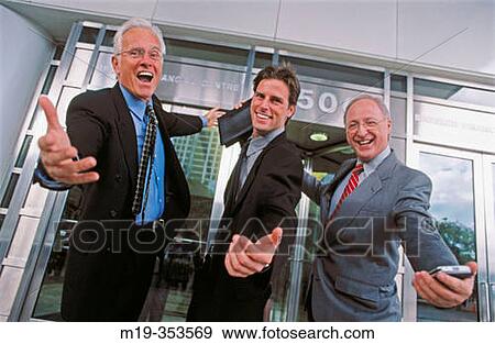 Stock Photo - singing businessman. Fotosearch