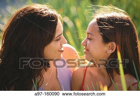 Stock Image - Sisters. Fotosearch