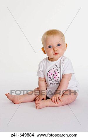 Sitting baby. View Large Photo Image Picture - Sitting baby.. Fotosearch