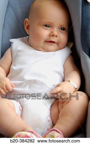 Six months old baby. View Large Photo Image Stock Image - Six months old baby.. Fotosearch