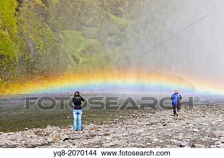 Sk? gafoss, Iceland. View Large Photo Image Picture - Sk? gafoss, Iceland.. Fotosearch