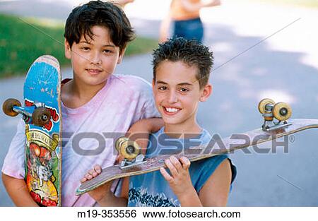 skateboard buddies View Large Photo Image Stock Photograph - skateboard buddies. Fotosearch