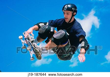 Skateboarder, 40 years old View Large Photo Image Picture - Skateboarder, 40 years old. Fotosearch