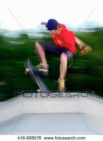 Stock Photograph - Skateboarding. Fotosearch