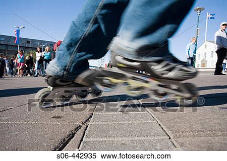 Skater in main street, Reykjavik. Iceland View Large Photo Image Stock Photography - Skater in main street, Reykjavik. Iceland. Fotosearch