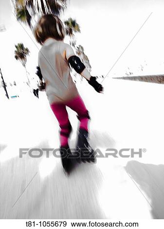skating girl View Large Photo Image Stock Photo - skating girl. Fotosearch